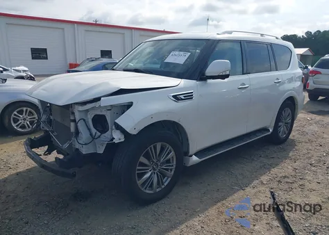 2021 Infiniti Qx80 Luxe Awd from USA, damaged, VIN JN8AZ2AEXM9267751